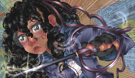 Main character for my magical girl comic "Art x Heart", Shani